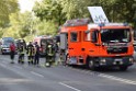 LKW blieb unter Bruecke haengen Koeln Ehrenfeld Innere Kanalstr Hornstr P097